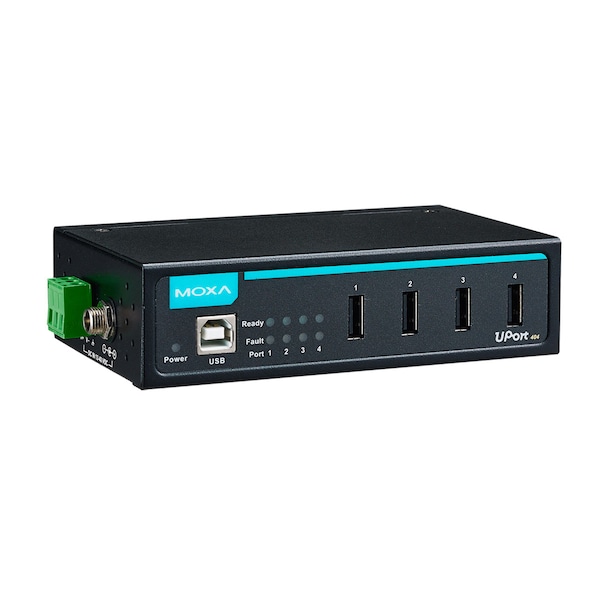 4Port Indust.-Grade Usb Hub, W/ Adapter